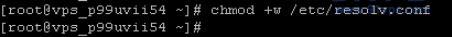 img 1.lsattr /etc/resolv.conf，使用该命令查看文件属性  img  2.chattr -i /etc/resolv.conf，使用该命令删除i属性  img  3.chmod +w /etc/resolv.conf，使用该命令可以正常增加写权限  img