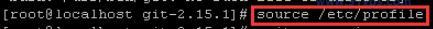 输入source /etc/profile按回车键